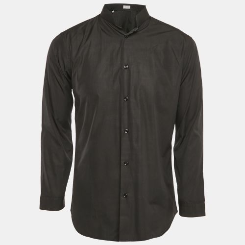 Dior Black Cotton Button Front Shirt L - Dior Homme - Modalova