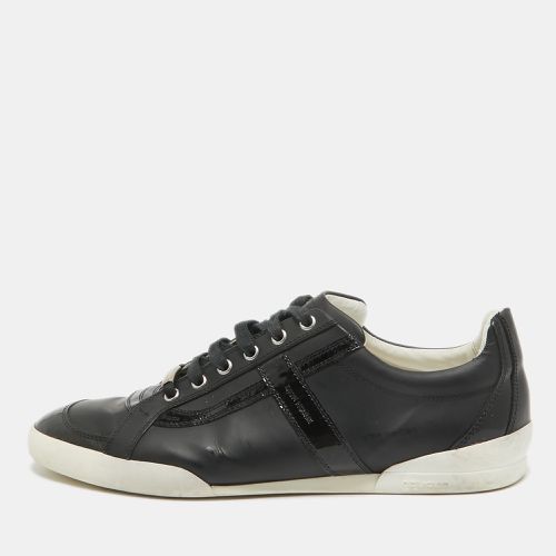 Dior Black Patent and Leather Low Top Sneakers Size 43 - Dior Homme - Modalova