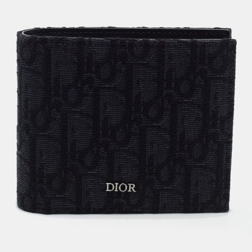 Oblique Jacquard Bifold Wallet - Dior - Modalova