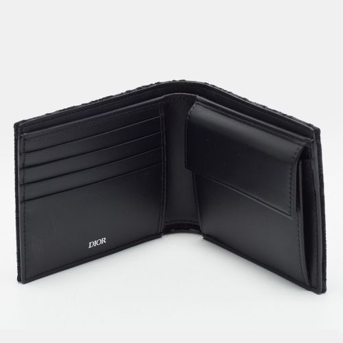 Oblique Jacquard Bifold Wallet - Dior - Modalova