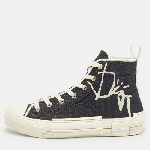 Dior Black Canvas Jack B23 High Top Sneakers Size 41.5 - Dior - Modalova