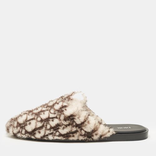 Dior Brown/Cream Mink Fur Mules Size 43 - Dior - Modalova