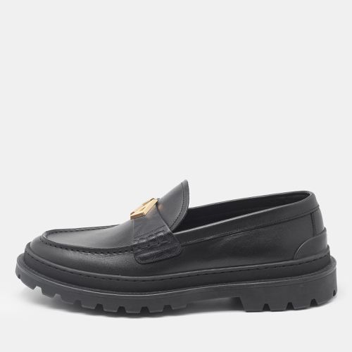 Dior Black Leather Explorer Loafers Size 41 - Dior - Modalova