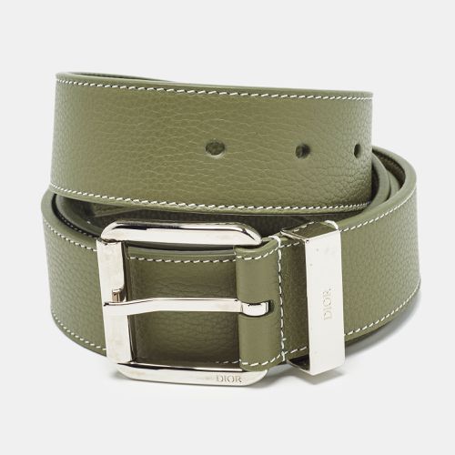 Dior Green Leather Buckle Belt 105 CM - Dior - Modalova