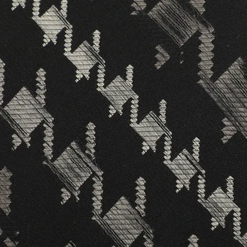 Silver Silk Houndstooth Printed Tie - Dior - Modalova
