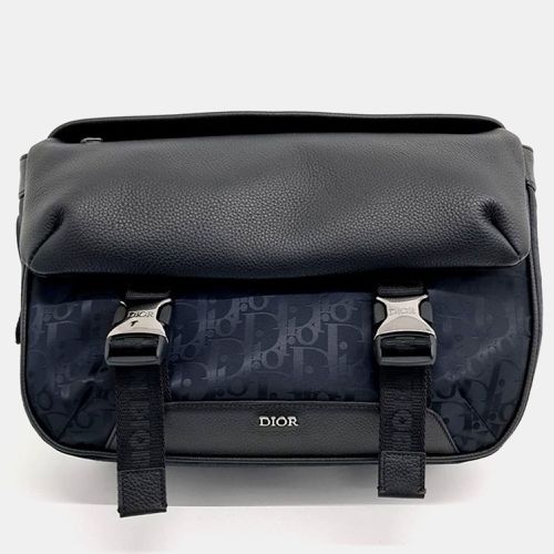 Dior Navy/Blue and Black Canvas Explorer Messenger Bag - Dior - Modalova