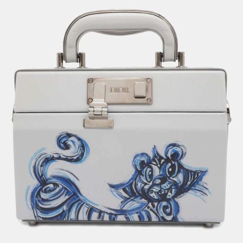 Dior Printed Leather Kenny Scharf Year of the Tiger Top Handle Clasp Lock Bag - Dior - Modalova