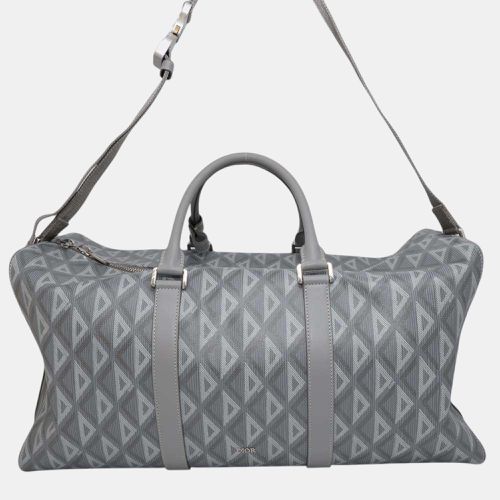 Gray PVC Leather Rango Travel Bag Size 50 - Dior - Modalova