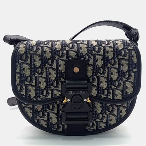 Dior Navy Blue Fabric Gallup Mini Messenger Bag - Dior - Modalova