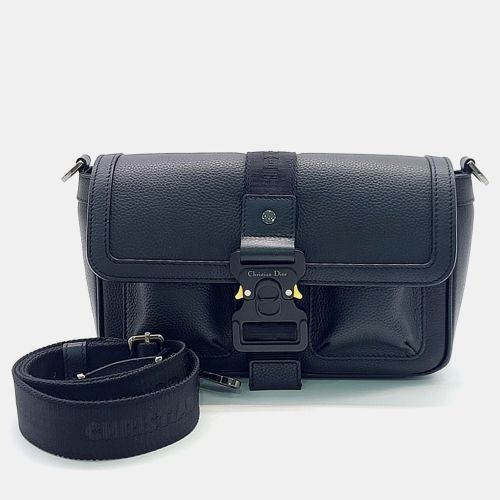 Dior Black Leather Hit the Road Messenger Bag - Dior - Modalova