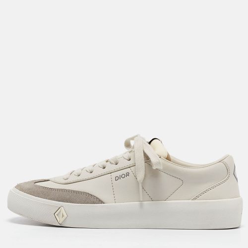 Dior Cream Leather Suede B101 Lace Up Sneakers Size 40 - Dior - Modalova