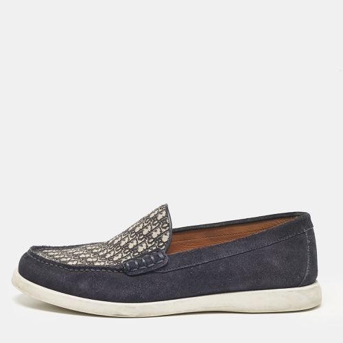 Dior Navy Blue Suede and Canvas Granville Slip On Sneakers Size 40 - Dior - Modalova