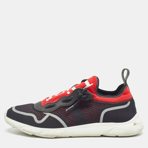 Dior Black/Red Mesh and Fabric B21 Neo Sneakers Size 45 - Dior - Modalova