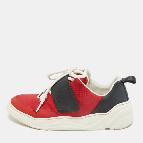 Black Canvas and Leather Low Top Sneakers Size 39 - Dior - Modalova