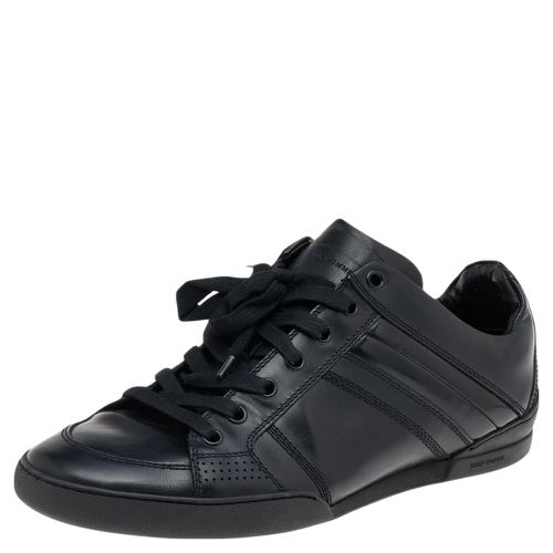 Dior Black Patent and Leather Low Top Sneakers Size 39.5 - Dior - Modalova