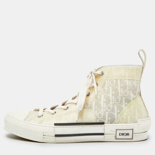 Dior Off White Oblique Mesh and Rubber B23 Sneakers Size 43 - Dior - Modalova