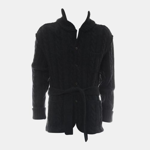 Knitted Wool Long Outer - Dolce & Gabbana - Modalova