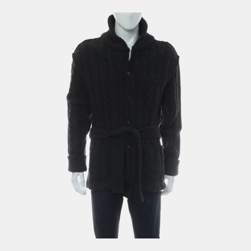 Knitted Wool Long Outer - Dolce & Gabbana - Modalova
