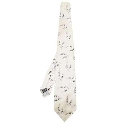 Dolce & Gabbana Cream Floral Silk Jacquard Tie - Dolce & Gabbana - Modalova