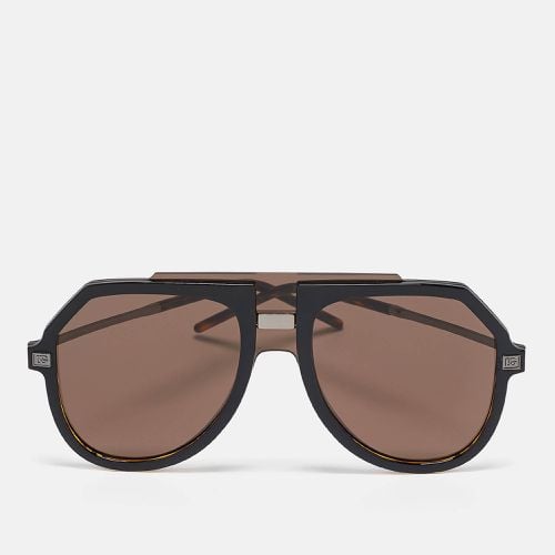 Black DG6195 Aviator Sunglasses - Dolce & Gabbana - Modalova