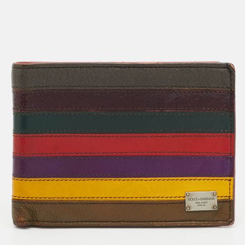 Leather Bifold Wallet - Dolce & Gabbana - Modalova