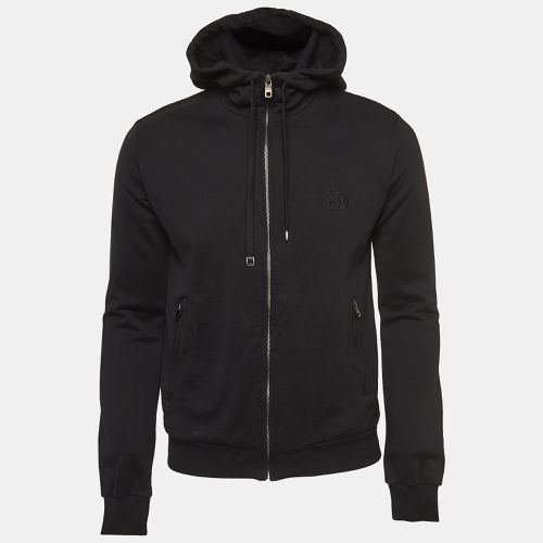 Dolce & Gabbana Black Crest Detail Cotton Hoodie S - Dolce & Gabbana - Modalova