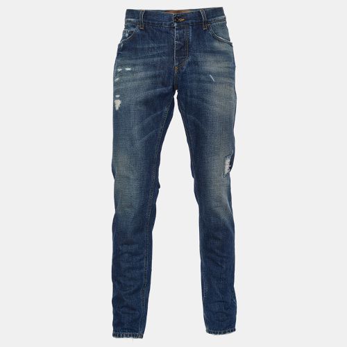 Dolce & Gabbana Blue Distressed 14 Gold Jeans Waist 37" - Dolce & Gabbana - Modalova