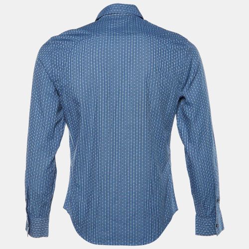Gold Patterned Buttoned Up Shirt XS - Dolce & Gabbana - Modalova