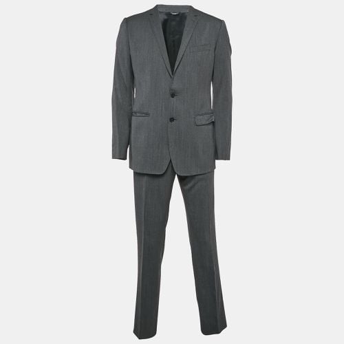 Dolce & Gabbana Grey Wool Tailored Pants Suit M - Dolce & Gabbana - Modalova