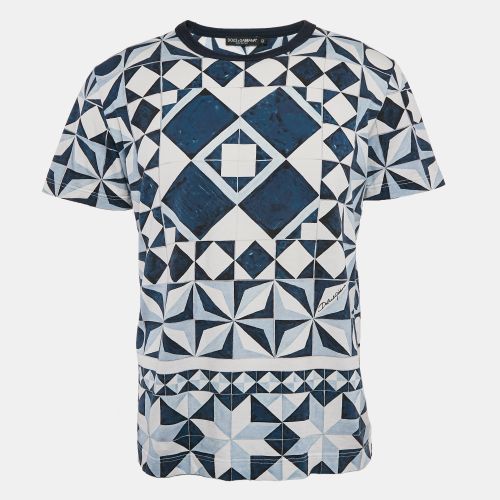 Gio Ponti Print Cotton Jersey T-Shirt XL - Dolce & Gabbana - Modalova