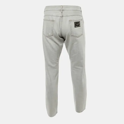Light Denim Regular Fit Jeans L Waist 36" - Dolce & Gabbana - Modalova