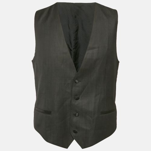 Dolce & Gabbana Black Wool Vest XL - Dolce & Gabbana - Modalova