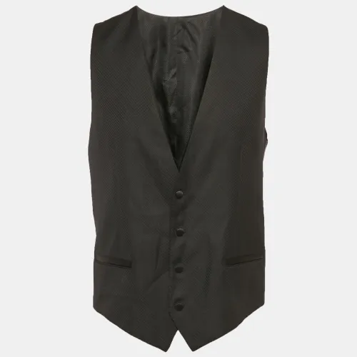 Patterned Wool Waistcoat XL - Dolce & Gabbana - Modalova