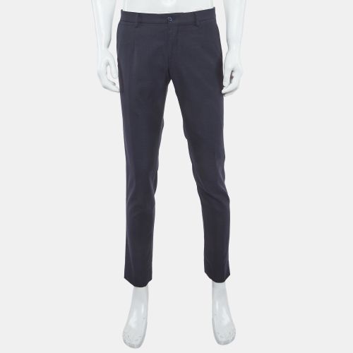 Wool Regular Fit Trousers M - Dolce & Gabbana - Modalova
