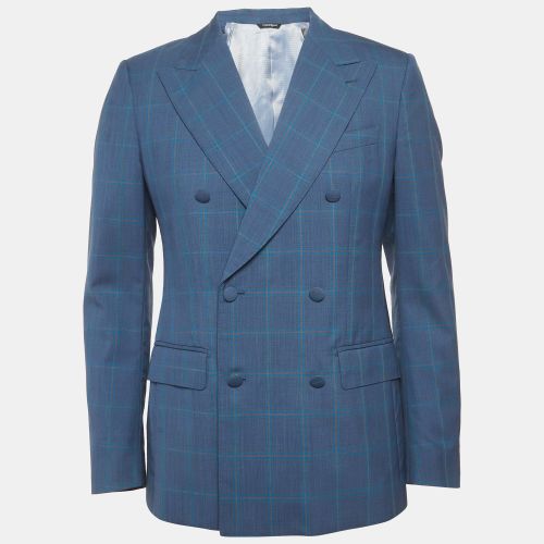 Check Pattern Double Breasted Blazer M - Dolce & Gabbana - Modalova