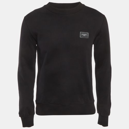 Logo Plaque Cotton Sweatshirt M - Dolce & Gabbana - Modalova