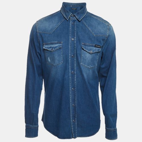 Chambray Buttoned Shirt XL - Dolce & Gabbana - Modalova