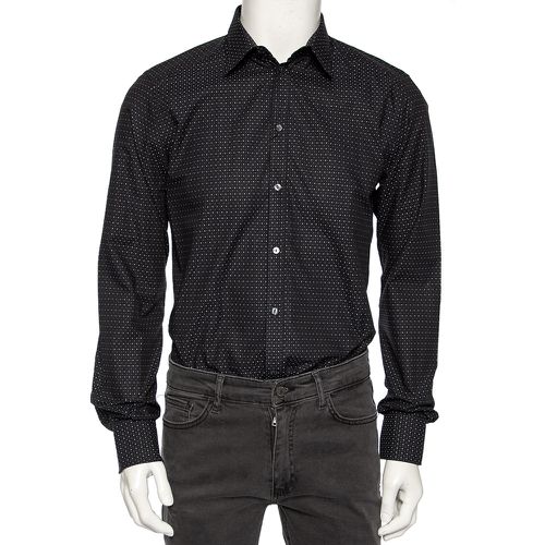 Dolce & Gabbana Black Patterned Cotton Gold Label Shirt M - Dolce & Gabbana - Modalova