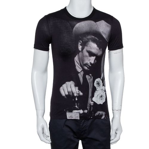 Cotton James Dean Printed Crewneck T-Shirt XS - Dolce & Gabbana - Modalova