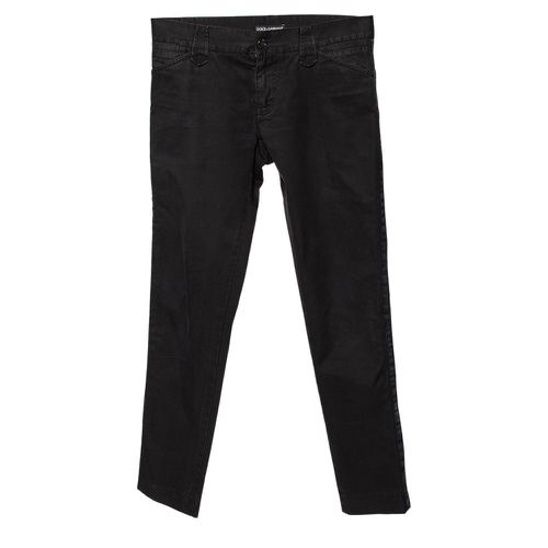 Dolce & Gabbana 14 Black Denim Straight Leg Jeans S - Dolce & Gabbana - Modalova