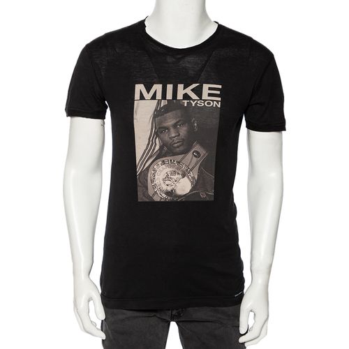 Dolce & Gabbana Black Mike Tyson Printed Cotton T-Shirt XS - Dolce & Gabbana - Modalova