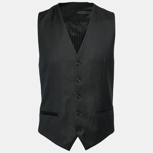 Dolce & Gabbana Black Polka Dotted Wool Waistcoat M - Dolce & Gabbana - Modalova