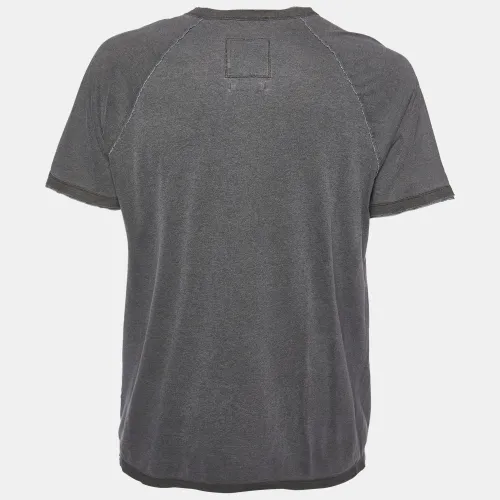 Printed Cotton Distressed T-Shirt XXL - Dolce & Gabbana - Modalova
