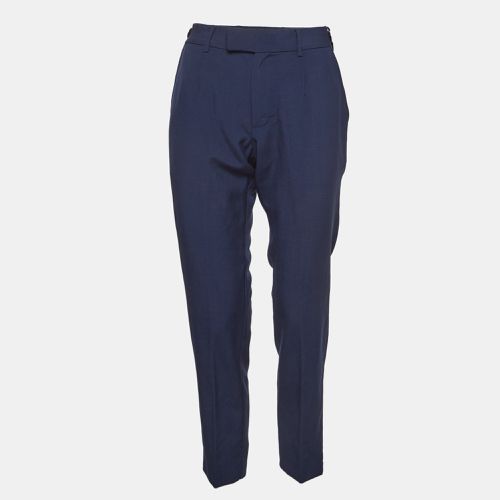 Dolce & Gabbana Blue Wool Regular Pants S - Dolce & Gabbana - Modalova