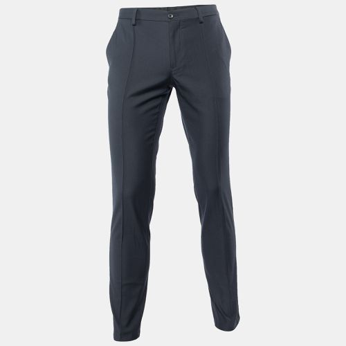 Dolce & Gabbana Black Wool & Silk Blend Tailored Pants M - Dolce & Gabbana - Modalova