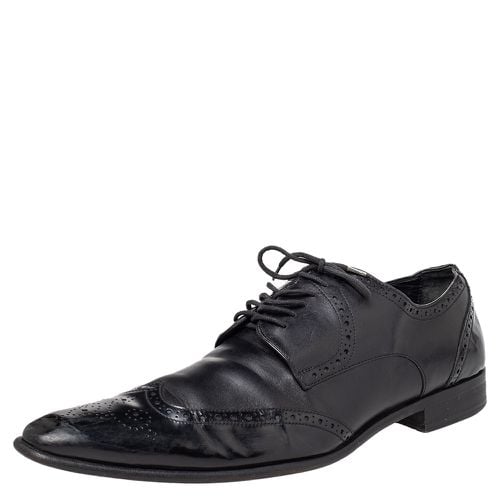 Brogue Leather Lace Up Derby Size 43 - Dolce & Gabbana - Modalova