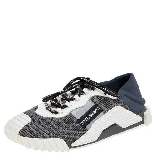 Size 46 Leather, Mesh and Neoprene Low Top Sneakers - Dolce & Gabbana - Modalova