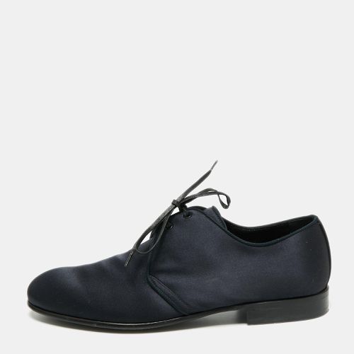 Dolce & Gabbana Navy Blue Satin Lace Up Derby Size 41 - Dolce & Gabbana - Modalova