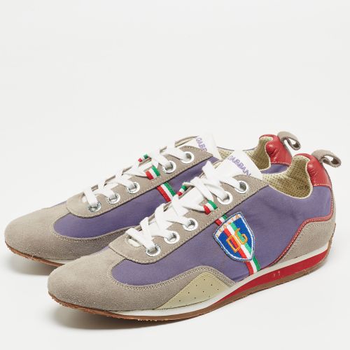 Size 44.5 Canvas, Leather and Suede Low Top Sneakers - Dolce & Gabbana - Modalova