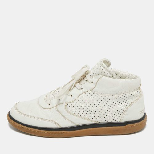 Dolce & Gabbana White Leather Lace Up Sneakers Size 43 - Dolce & Gabbana - Modalova